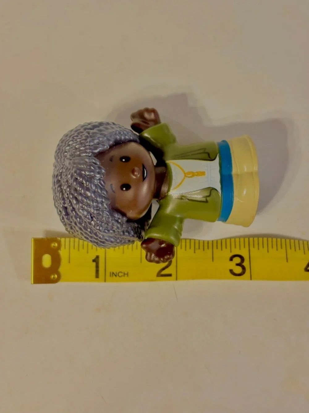 Fisher Price Little People African American Black Mom Girl Teacher Braided Hair